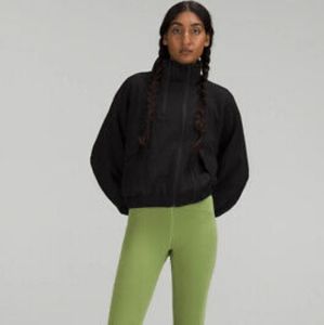 Lululemon Adaptable Fit Full Fit Jacket Zip BLACK SZ 6 NWT